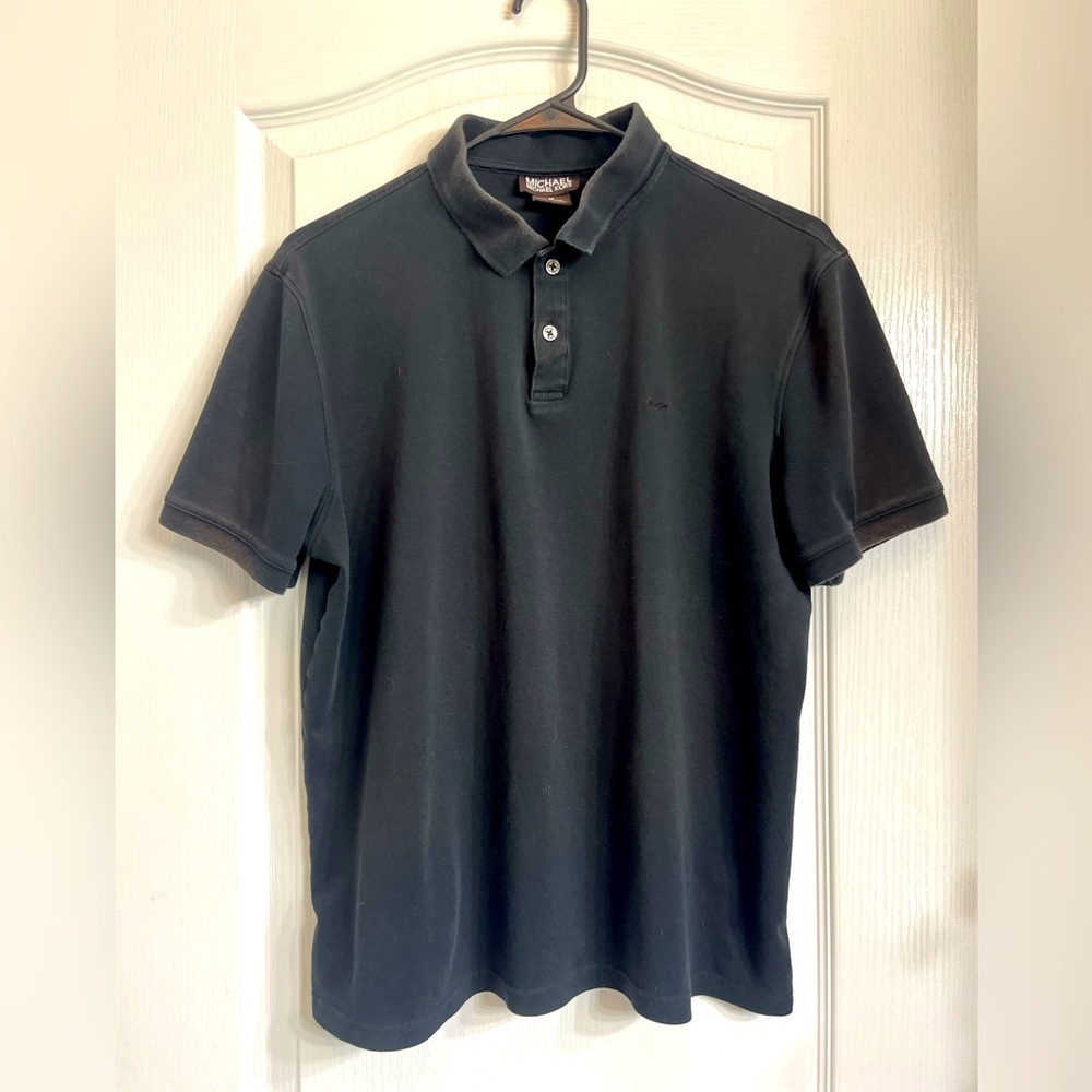 Michael Kors Men’s Size‎ Medium Black Polo- GUC